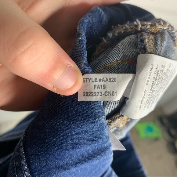 Madewell Pull On Stretchy Dark Wash Denim Skinny Jeans Size 25 - Picture 11 of 11